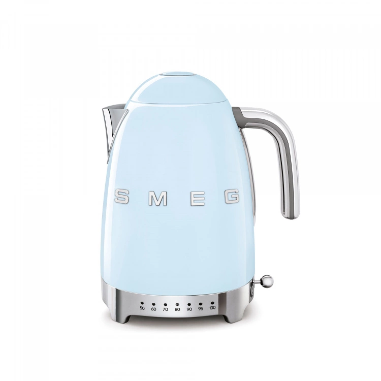 Smeg Kettle 1,7 L Adjustable Temperature Pastel Blue 1 Smeg Kettle 1,7 L Adjustable Temperature Pastel Blue