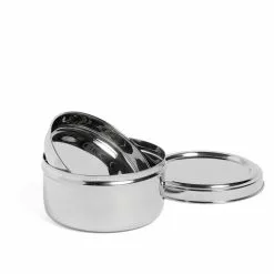 Hay Steel Lunch Box Round W Tray -Köksknivar Försäljning 10707582 3