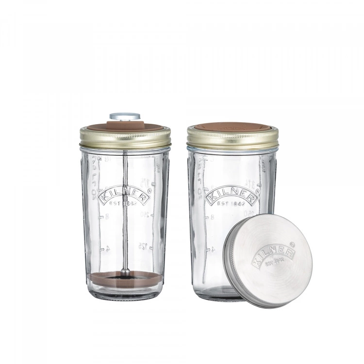 Kilner Nut Drink Making Set - Set Of 2 1 Kilner Nut Drink Making Set - Set Of 2
