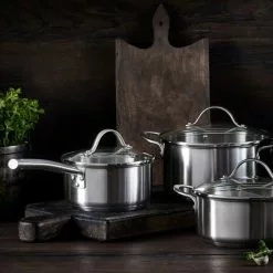 Pillivuyt Loire Pot Set With Glass Lid - Set Of 3 -Köksknivar Försäljning 10722842 6