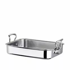 Mauviel Roasting Pan Cook Style Steel - 35 X 25 X 7 Cm