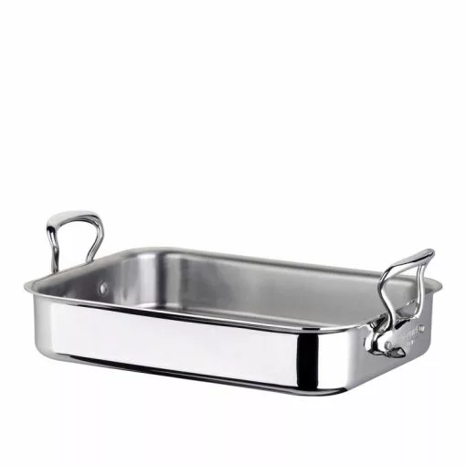 Mauviel Roasting Pan Cook Style Steel - 40 X 30 X 8,5 Cm -Köksknivar Försäljning 10723236 1