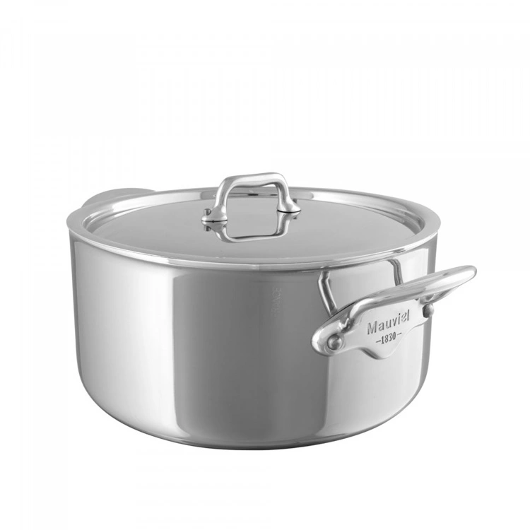 Mauviel Pot With Lid Cook Style Steel - 5,9 L 1 Mauviel Pot With Lid Cook Style Steel - 5,9 L