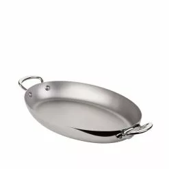 Mauviel Oval Pan Cook Style Steel - 30 Cm
