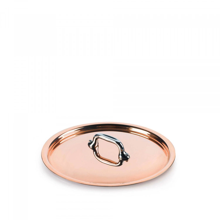 Mauviel Lid M'150S Copper/Steel - 18 Cm 1 Mauviel Lid M'150S Copper/Steel - 18 Cm