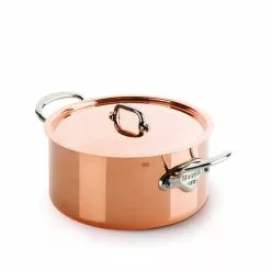 Mauviel Pot With Lid M'150S Copper/Steel - 3,2 L