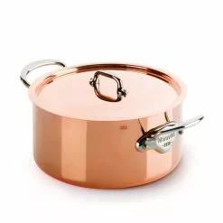 Mauviel Pot With Lid M'150S Copper/Steel - 5,9 L