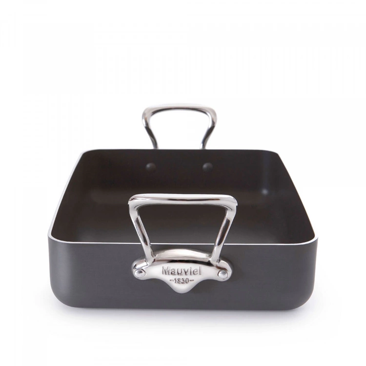 Mauviel Roasting Pan M'Stone3 Black Aluminium - 35 X 25 X 7 Cm 1 Mauviel Roasting Pan M'Stone3 Black Aluminium - 35 X 25 X 7 Cm