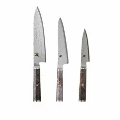 MIYABI Black 5000MCD 67 Knife Set 3-PC