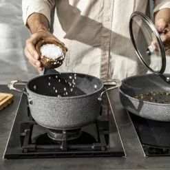 Ballarini Salina Gryta Med Glaslock Ø 20 Cm -Köksknivar Försäljning 10724225 4