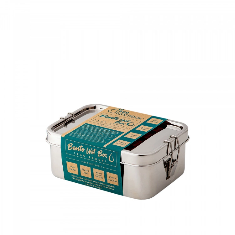 ECOlunchbox Bento Wet Box Rectangle 1 ECOlunchbox Bento Wet Box Rectangle