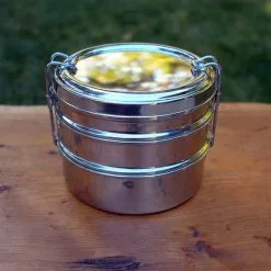 ECOlunchbox Round Three-Tiered Lunch Box Tri Bento -Köksknivar Försäljning 10724862 4