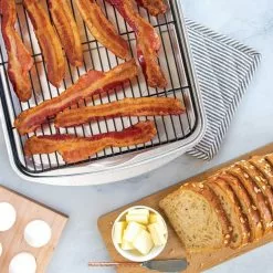 Nordic Ware Naturals® Large Cooking Tray Bakplåt Med Ugnssäkert Grillgaller 6 Nordic Ware Naturals® Large Cooking Tray Bakplåt Med Ugnssäkert Grillgaller -Köksknivar Försäljning 10725182 3